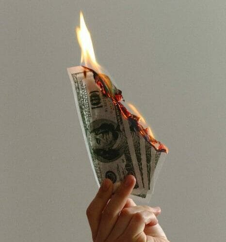 Dollars Burning